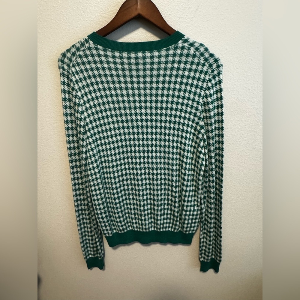 NWT Ann Taylor Houndstooth Cardigan Size M - Picture 3 of 6